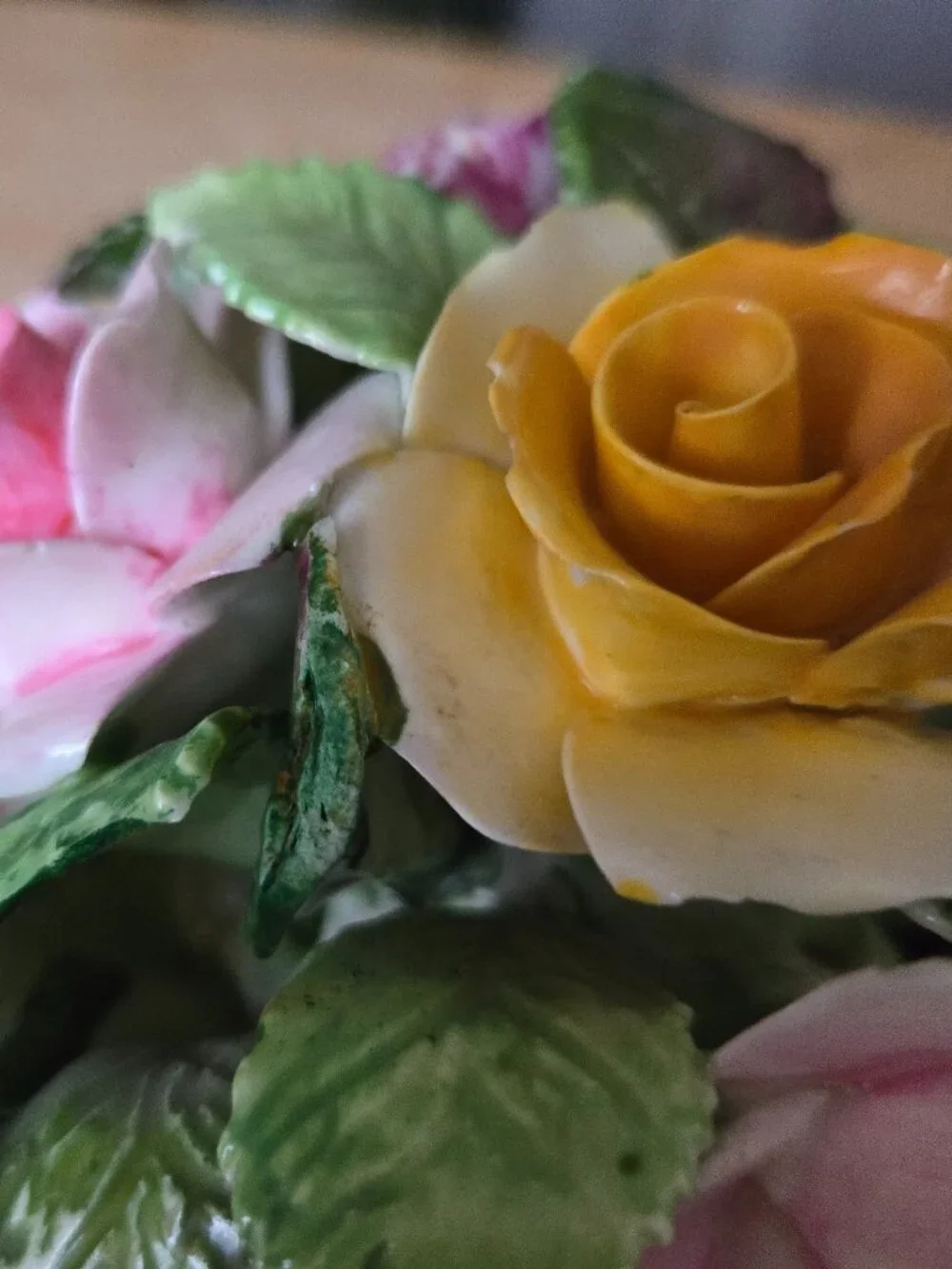Vintage Staffordshire Bone China Floral Bouquet Romantic Cottagecore